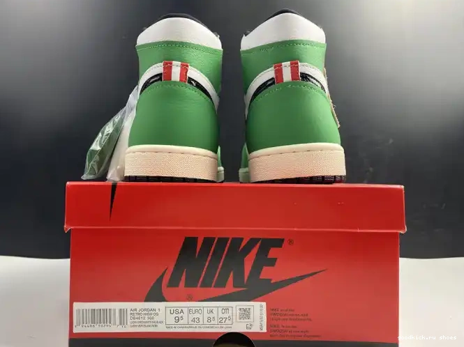 Cheap DB4612-300 Lucky Air High Retro Jordan 1 Green 0607